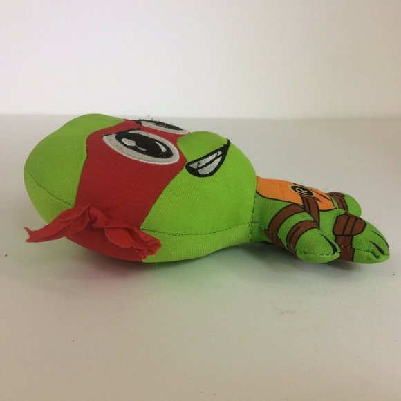 Teenage Mutant Ninja Turtles 8" Raphael Plush Caricature Style Nickelodeon Red - Picture 7 of 11